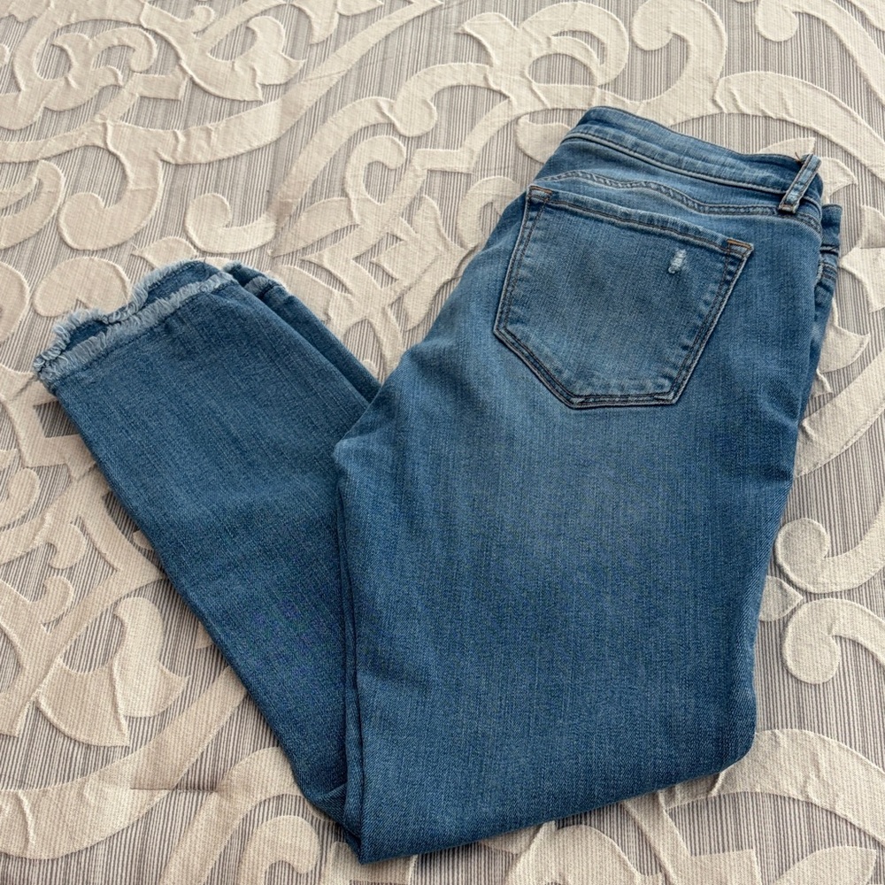LOFT Dark Blue Ankle Jeans
